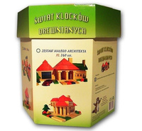 Klocki drewniane XL 205 elementów