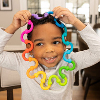 Plip Links półokrągłe klocki silikonowe Fat Brain Toys