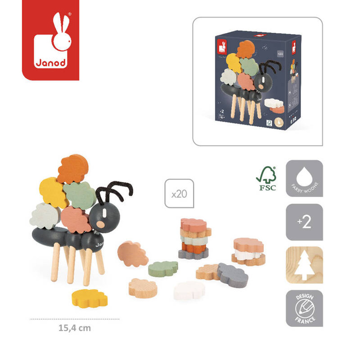 Gra balansowa drewniana Mrówka Sweet Cocoon Janod