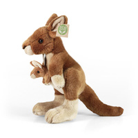 Maskotka dla dzieci kangur z dzieckiem 27 cm Rappa