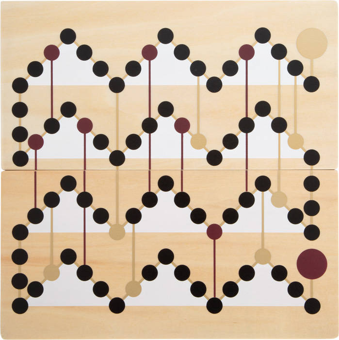 Gra 2w1 Ludo i Drabiny Gold Edition Small Foot