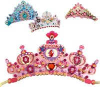 Kreatywny zestaw zrób to sam Korony Księżniczek Djeco