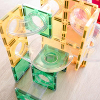 Kulodrom klocki magnetyczne Connetix Rainbow Ball Run Expansion Pack 66 el