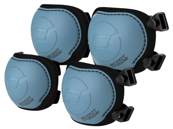 SCOOTANDRIDE Zestaw ochraniaczy dla dzieci XXS Steel