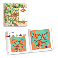 Zestaw kreatywny filcowe Wyklejanki Drzewa Djeco