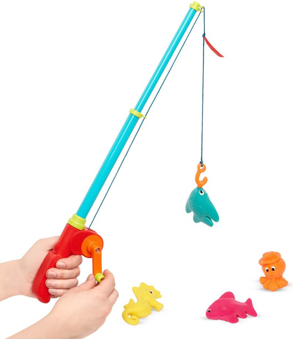 Zestaw małego wędkarza wędka z magnesami B.Toys