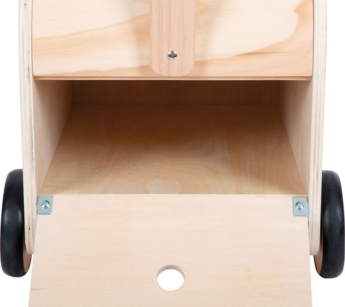 Drewniana skrzynia na zabawki jeździk Zebra Small Foot