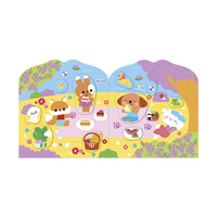 Książeczka z naklejkami Wieś Janod