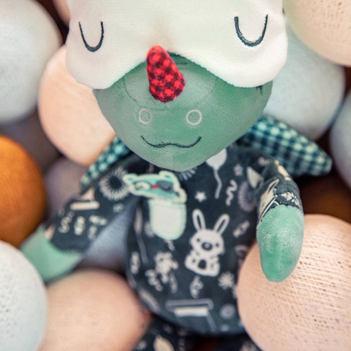 Miękka przytulanka świecąca w ciemności Smok Joe Lilliputiens