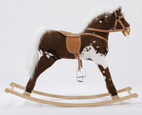 Koń na biegunach XL. Koń łaciaty