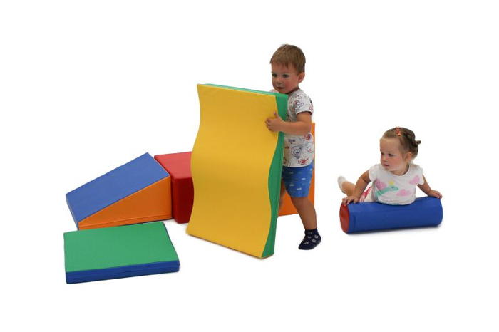 Wielki zestaw do zabawy wielokolorowy Soft Play Discoverer XL IGLU