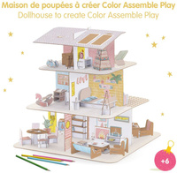 Zrób to sam domek dla lalek z akcesoriami Djeco