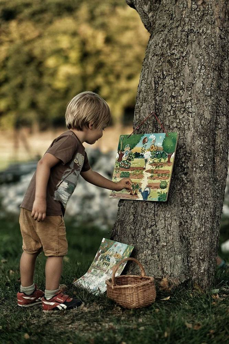 Magnetyczna układanka Mój magiczny ogród 3-6 lat, Janod