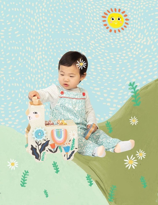 Kostka edukacyjna i instrumenty Lama Ligia Manhattan Toy