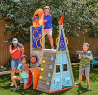 Drewniany plac zabaw Forteca Nerf Scout Defense Post KidKraft