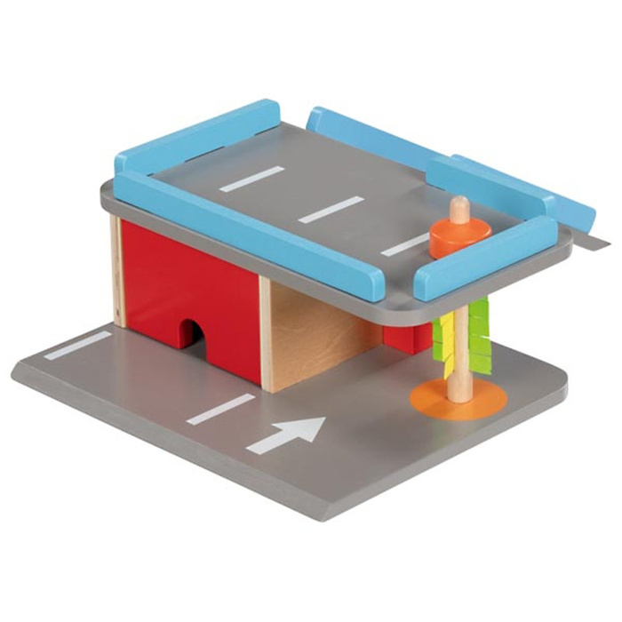 Parking dla autek drewniany dwupoziomowy City Goki