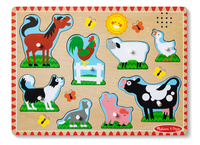 Układanka Gospodarstwo z efektami dźwiękowymi Melissa & Doug