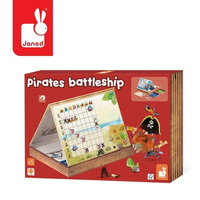 Gra dla dzieci z magnetyczną tablicą. Statki piratów, Janod