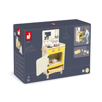 Drewniana kuchnia dla dziecka z 10 akcesoriami Shiny Grandma Janod