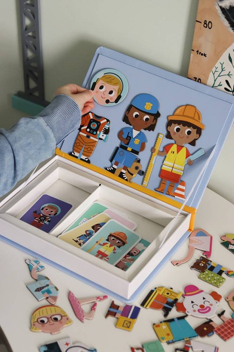 Magnetyczna układanka dla dzieci zawody Janod