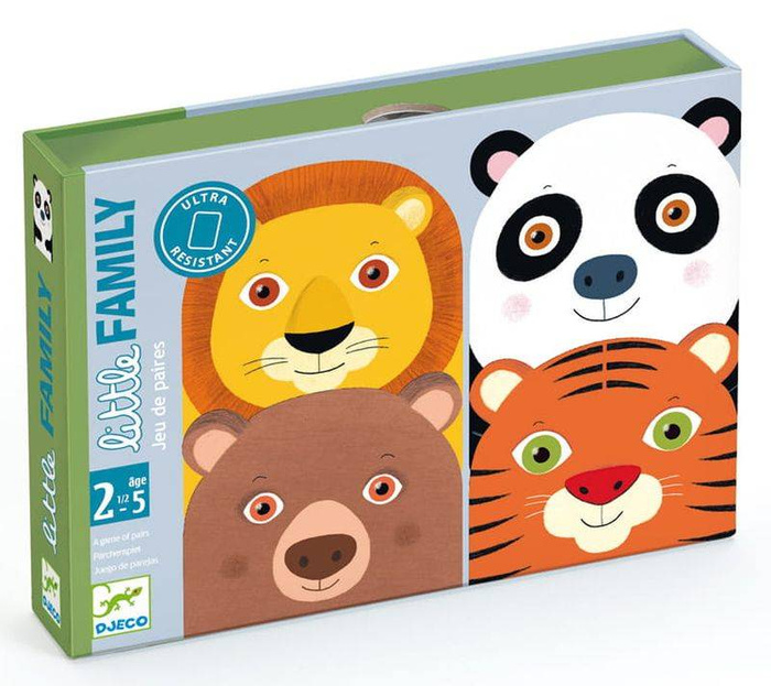 Gra karciana dla maluchów Little Family Djeco