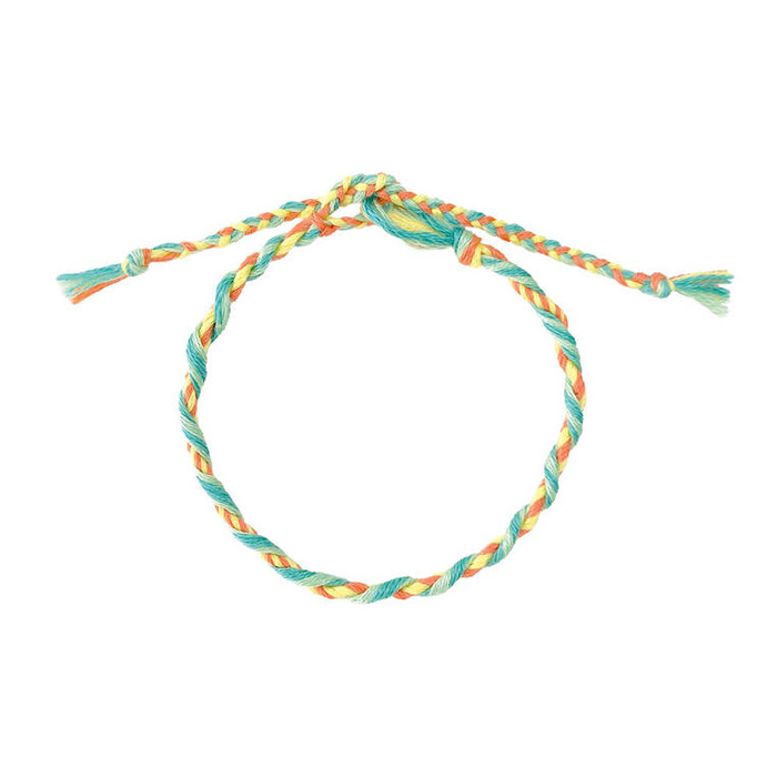 Zestaw kreatywny robienie biżuterii Tęczowe bransoletki 30 szt. Janod