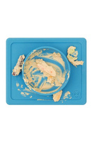 Silikonowa miseczka z podkładką 2w1 Mini Bowl niebieska EZPZ