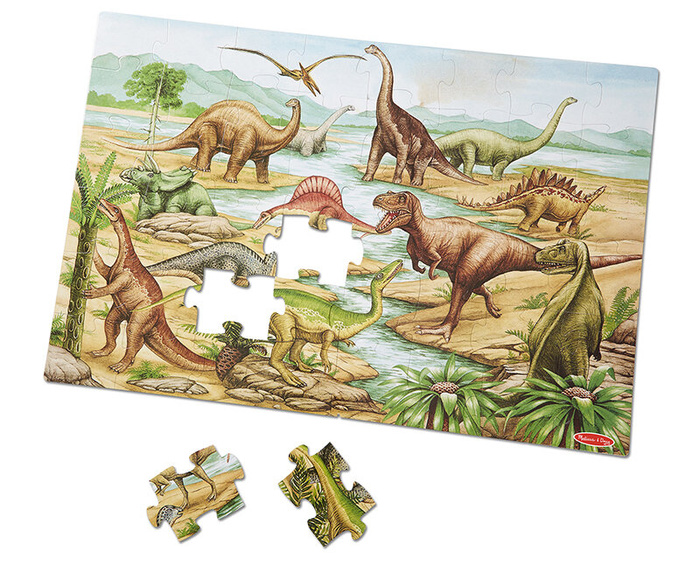 Puzzle prehistoria Dinozaury 48 el. Melissa and Doug