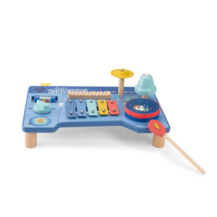 Zestaw muzyczny stolik do zabawy PUCE&PILOU Moulin Roty