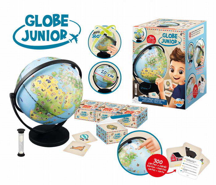 Globus Junior z obrazkami Buki