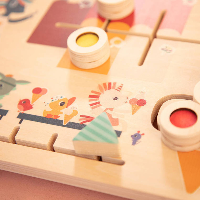 Tablica manipulacyjna dla najmłodszych Lodziarnia Lilliputiens