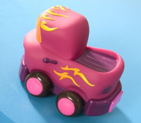 Zestaw 4 sensorycznych autek z napędem Wheeee-ls! B.Toys