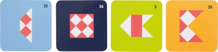 Drewniana gra logiczna dla dzieci symetrie Small Foot