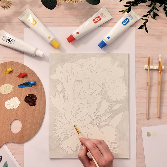 Djeco Atelier Grands Augustins Zestaw artystyczny dla dorosłych Mieszanie kolorów Atelier 23