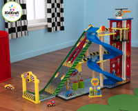 Garaż dla dzieci z wielką rampą - torem wyścigowym, KidKraft