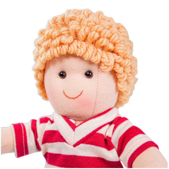 Lalka dla dzieci. Adaś, 25 cm, Bigjigs Toys