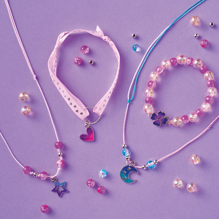 Zestaw do tworzenia biżuterii z zawieszkami zmieniającymi kolor Janod