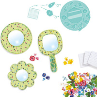 Zrób to sam zestaw do dekoracji lusterek Kwiaty Djeco