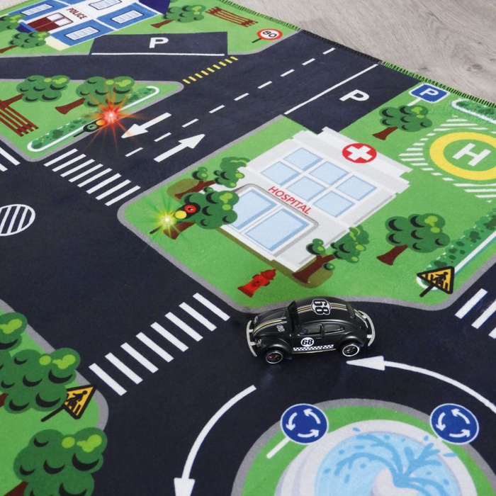 Miękka mata animacyjna Droga i 3 autka Buki