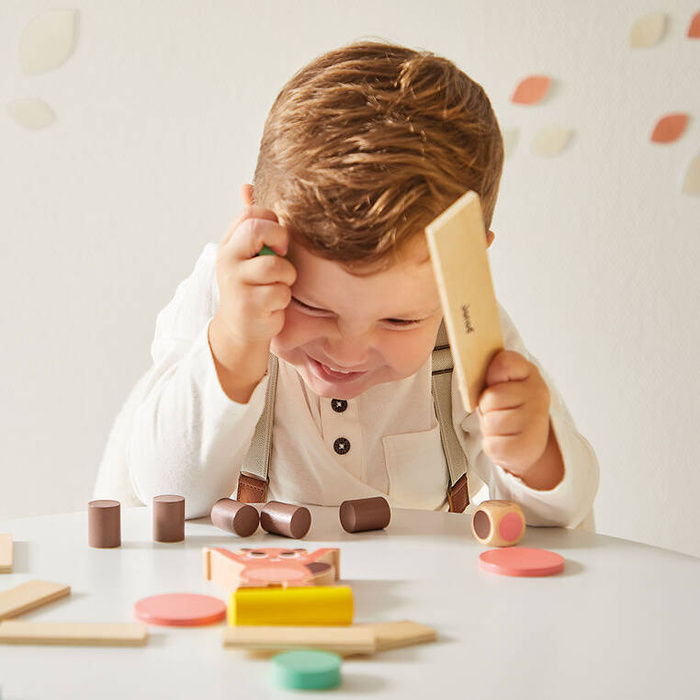 Zestaw 4 zabawek edukacyjnych Box 36 m-cy Janod