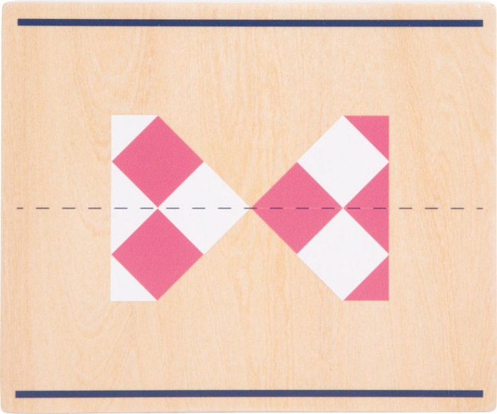 Drewniana gra logiczna dla dzieci symetrie Small Foot