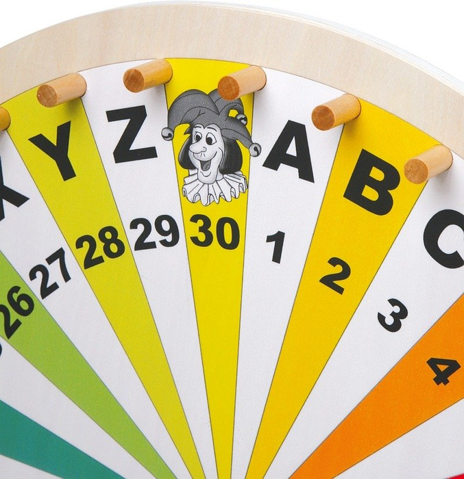 Drewniane koło fortuny