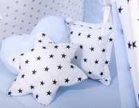 Namiot dla dzieci Tipi biało-niebieska kryjówka Zestaw Bobono