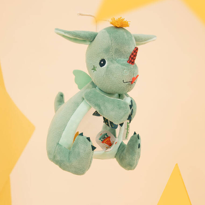 Przytulanka aktywizująca z lusterkiem A kuku Smok Joe Lilliputiens