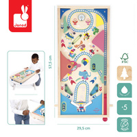 Drewniana gra zręcznościowa Pinball Applepop Janod