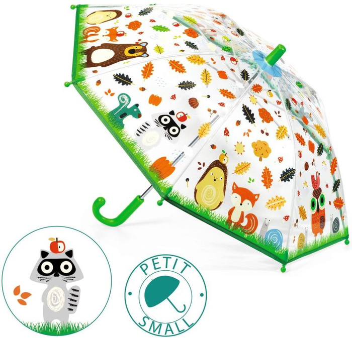 Parasol przeciwdeszczowy dla dzieci leśne zwierzątka Djeco