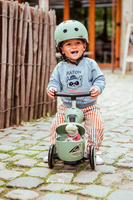 Jeździk i hulajnoga 2 w 1 zamykany schowek zielona linia Highwaykick 1 Lifestyle Scoot & Ride