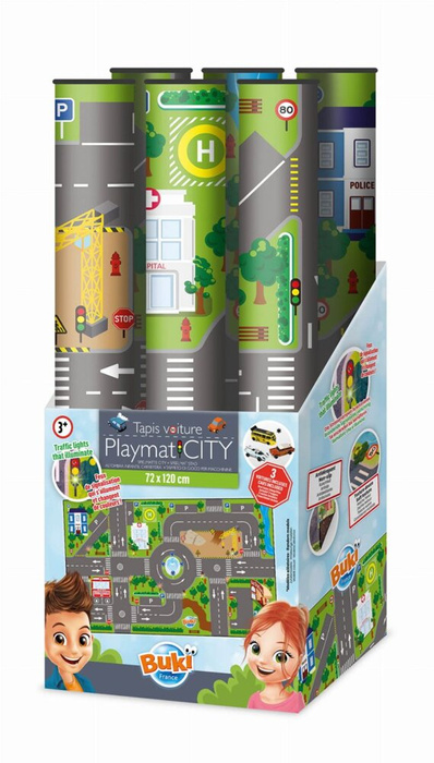 Miękka mata animacyjna Droga i 3 autka Buki