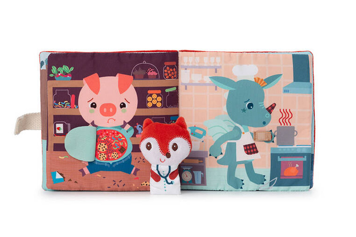 Miękka książeczka z pacynką Doktor Lisiczka Alice Lilliputiens