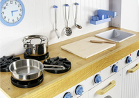 Drewniana kuchnia dla dzieci emitująca dźwięk i światło Morskie fale